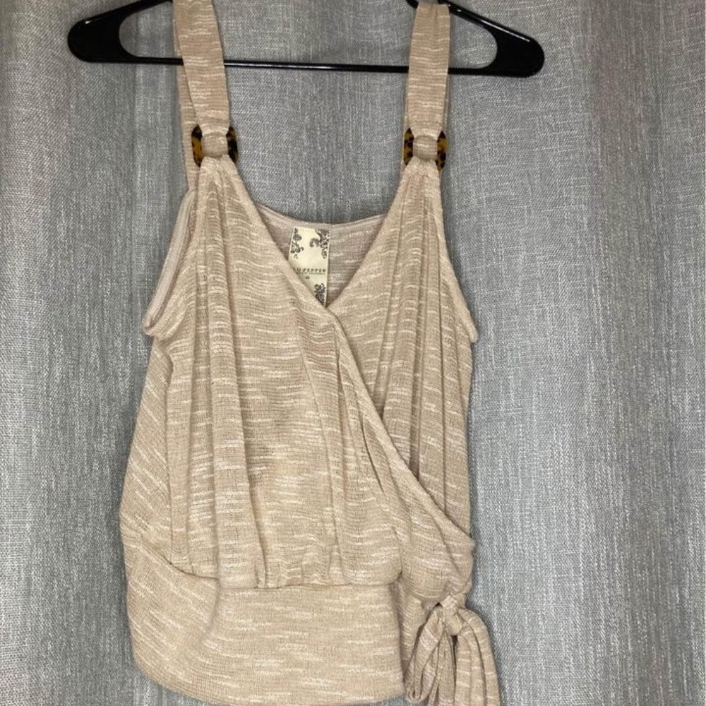 Tan Blue Pepper Top - New, Womens Size Medium